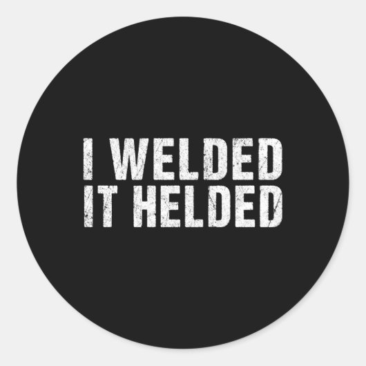 Lasser lassen Mig Tig Stick Arc Fabrication Ronde Sticker (Voorkant)