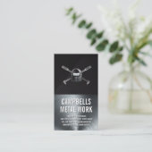 Lasser Logo | Staal Smid Visitekaartje (Staand voorkant)