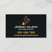 Lasser Metaal Lassen Service Fabricage Staalwerk Visitekaartje (Achterkant)