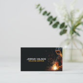 Lasser Metaal Lassen Service Fabricage Staalwerk Visitekaartje (Staand voorkant)