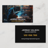 Lasser Metaal Lassen Service Fabricage Staalwerk Visitekaartje (Voorkant / Achterkant)