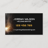 Lasser Metaal Lassen Service Fabricage Staalwerk Visitekaartje (Achterkant)