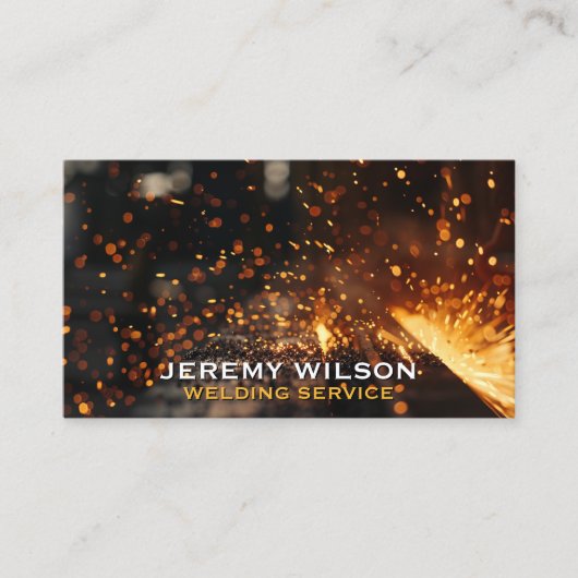 Lasser Metaal Lassen Service Fabricage Staalwerk Visitekaartje (Voorkant)