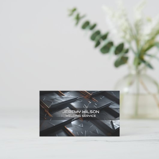 Lasser Metaal Lassen Service Fabricage Staalwerk Visitekaartje (Staand voorkant)