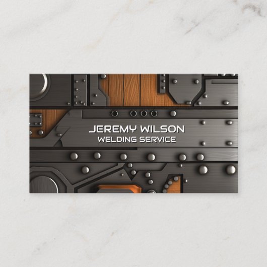 Lasser Metaal Lassen Service Fabricage Staalwerk Visitekaartje (Voorkant)