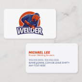 Lasser Metaal Lassen Visitekaartje (Voorkant / Achterkant)