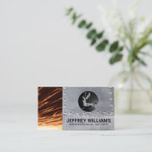 Lasser | Metalen Klinknagels | Vonken Visitekaartje (Staand voorkant)