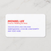 Lasser Mobiel Lassen Visitekaartje (Achterkant)