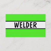 Lasser Neon Green Visitekaartje (Voorkant)