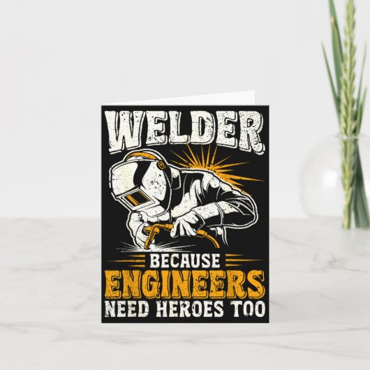 Lasser Omdat Ingenieurs Ook Helden Nodig Hebben Te Kaart (Voorkant)