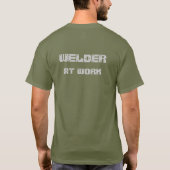 lasser op het werk T shirt (Achterkant)