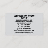 Lasser Patriottisch Rood Wit en Blauw Visitekaartje (Achterkant)