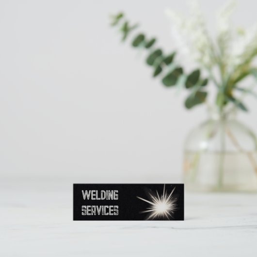 Lasser Premium Mini Visitekaartje (Staand voorkant)