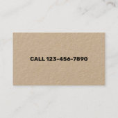 Lasser Professional Visitekaartje (Achterkant)