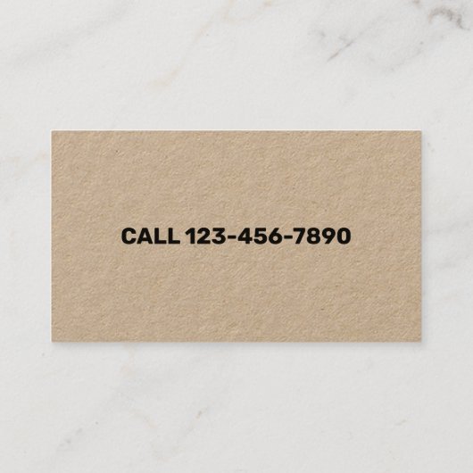 Lasser Professional Visitekaartje (Achterkant)