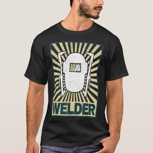 Lasser Shirt voor mannen Grappig lassen cadeau voo (Voorkant)