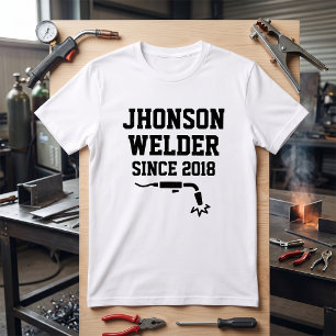 Lasser sinds 2018 Lassen Metaalbewerker Industriee T-shirt