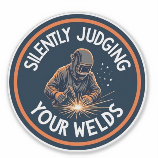 Lasser sticker – Zwijgend beoordelen van uw lassen (Voorkant)