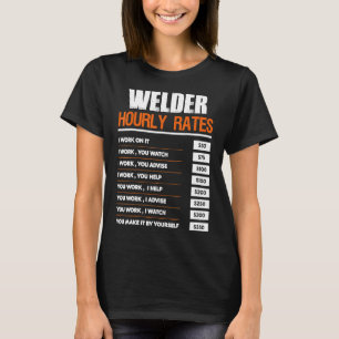 Lasser Uurtarief Grappig lascadeau voor Co Worke T-shirt