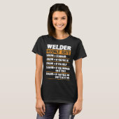 Lasser Uurtarief Grappige geschenklasser T-shirt (Voorkant volledig)