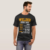 Lasser Uurtarief Lassen T-shirt (Voorkant volledig)