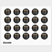 Lasser uurtarief ronde sticker (Vel)