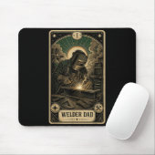 Lasser Vader Grappige Tarotkaart Lassen Muismat (Met muis)