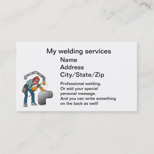 lasser visitekaartje (Voorkant)