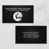 lasser | Visitekaartje van koolstofvezelpatroon (Voorkant / Achterkant)