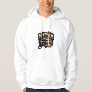 Lasser Vonken Vliegen Staal Buigt Industrieel Over Hoodie