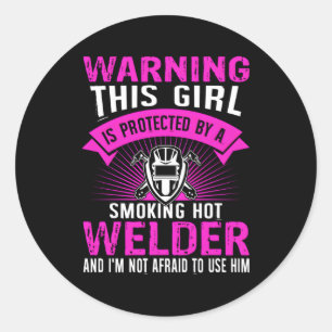 Lasser Vriend Ronde Sticker