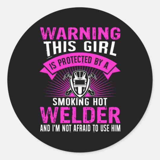 Lasser Vriend Ronde Sticker (Voorkant)