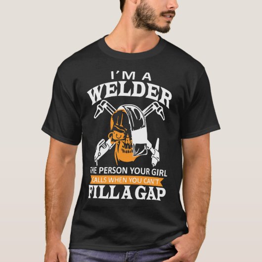 Lasser vult een gat t-shirt (Voorkant)