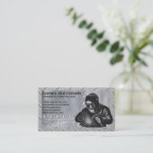 Lasser Werknemer | Vonken | Stalen Frame Visitekaartje (Staand voorkant)