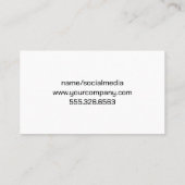 Lasser werkt op metaal visitekaartje (Achterkant)