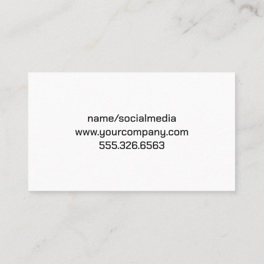 Lasser werkt op metaal visitekaartje (Achterkant)