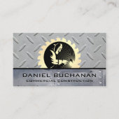 Lasser Zaag | Metalen Klinknagels | Staal Plated Visitekaartje (Voorkant)