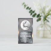 Lasserlogo | Staal | Metaalachtig Visitekaartje (Staand voorkant)