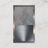 Lasserlogo | Staal | Metaalachtig Visitekaartje (Achterkant)