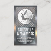 Lasserlogo | Staal | Metaalachtig Visitekaartje (Voorkant)