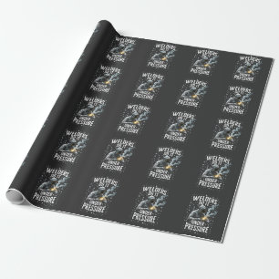 Lassers doen het onder druk Zee Welder Worker Cadeaupapier