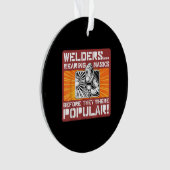 Lassers dragen maskers voordat ze populair waren! ornament (voorkant)