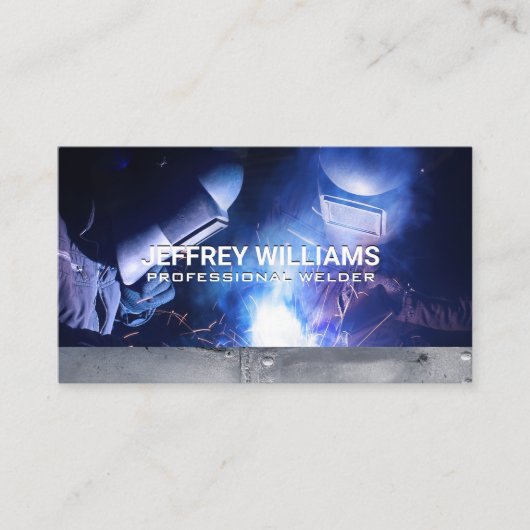 Lassers | Metalen rivetten | Reservaten Visitekaartje (Voorkant)