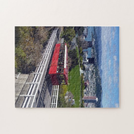 lassetkabelauto legpuzzel (Horizontaal)