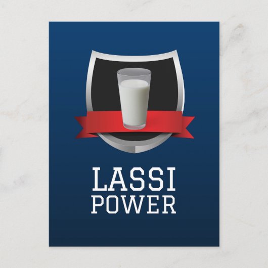 Lassi - Indiase yoghurt drank Briefkaart (Voorkant)