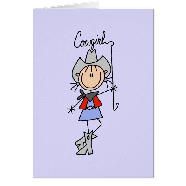 Lasso Cowgirl T-shirts en cadeautjes (Voorkant)