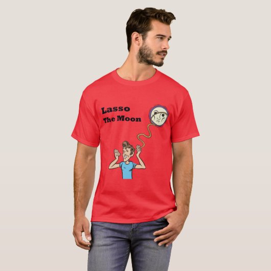 Lasso de maan t-shirt (Voorkant volledig)