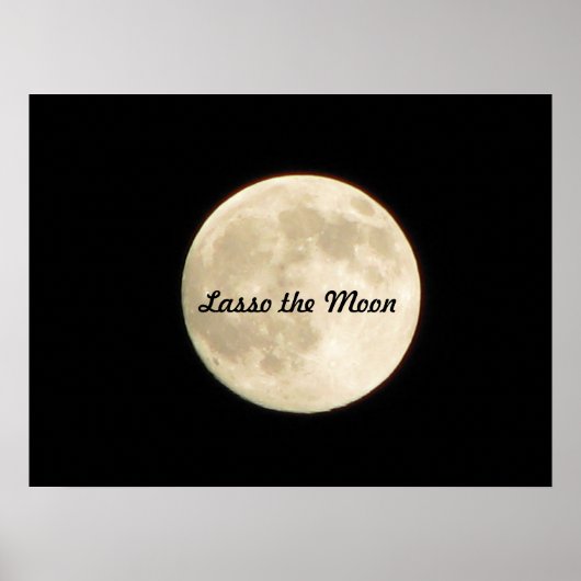 Lasso het Poster Moon (Voorkant)