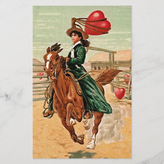 Lasso mijn hart Valentijn Briefpapier (Voorkant)