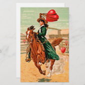 Lasso mijn hart Valentijn Briefpapier (Voorkant / Achterkant)